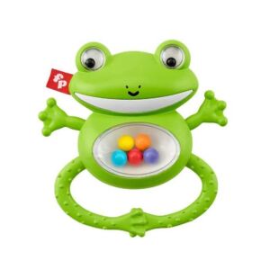 Fisher Price, Fisher Price, Play Mirror With Hands-On Activities, Rattles With Teething Toy 2-In-1 , Unisex, 3+ months