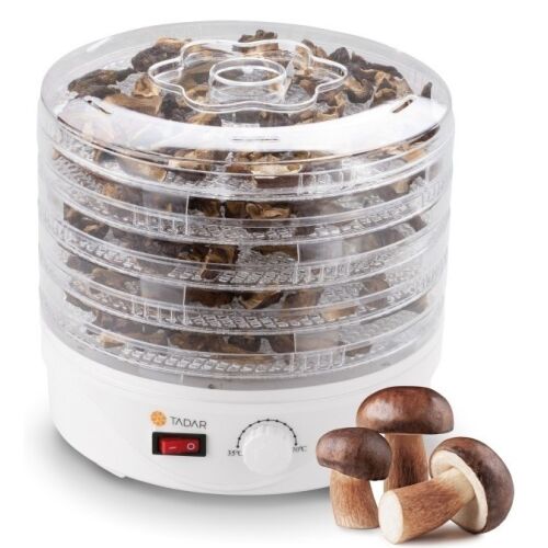 Suszarka spożywcza 250 W do grzybów z 5 poziomową regulacją temperatury 147062254