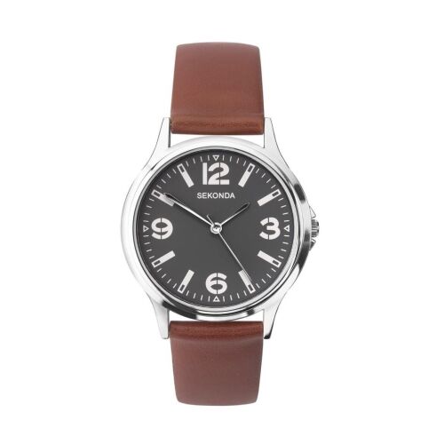 Sekonda, Sekonda, Quartz Leather Strap Watch, 1682.82, For Men 147062476