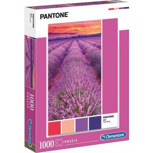 Clementoni, Pantone, Vivid Viola, Puzzle, Unisex, 1000 pcs
