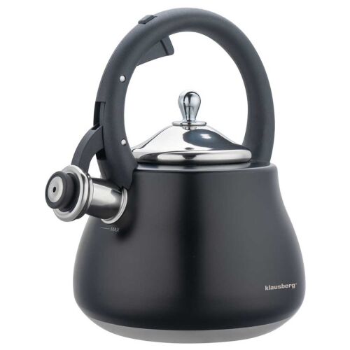 ACÉL VÍZFORRALÓ SÍPPAL 2,8L KLAUSBERG KB-7918