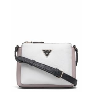 Guess, Becca, Textile Crossbody Bag, White Pink, For Women 147062896 - Bőrönd &Táska