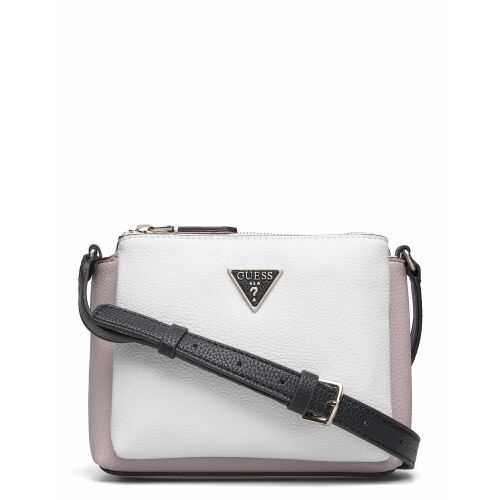 Guess, Becca, Textile Crossbody Bag, White Pink, For Women 147062896