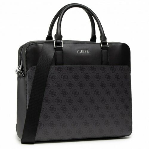 Guess, Vezzola, Textile Bag, Black, Unisex 147062908