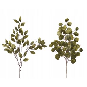 Karácsonyi díszes ág csillámporral 72 cm 147062978 - Karácsony