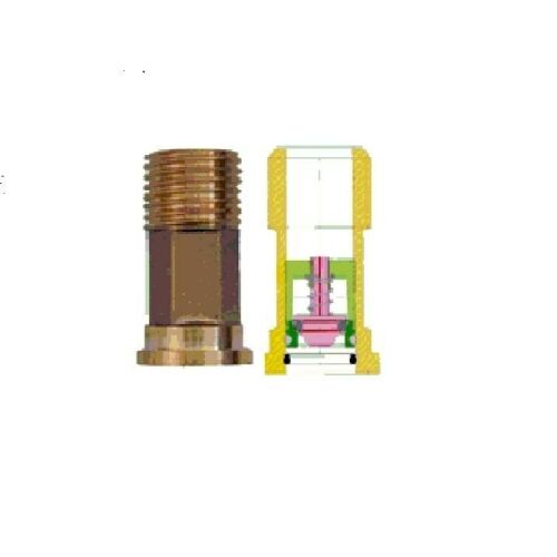 1/2 hüvelykes csavaros csatlakozó beépített visszacsapó szeleppel, a vízmérő mögé szerelhető 147063146