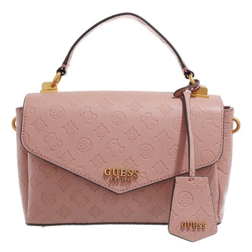 Guess, Zanelle, Synthetic Leather, Textile Handbag, Biscuit, HWPA84, 25 cm x 16 cm x 8 cm 147063198