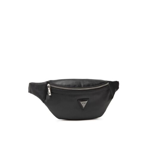 Guess, Certosa, Synthetic Leather, Textile Fanny Pack, hmcrts p1330, Black, 28 x 14 x 8 cm, For Men 147063214