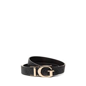 Guess, Mika, Double-Sided Model, Textile Belt, Gray, For Women, Size M 147063304 - Női öv