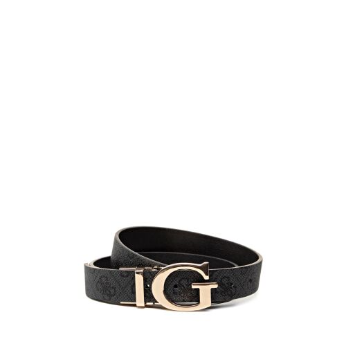 Guess, Mika, Double-Sided Model, Textile Belt, Gray, For Women, Size M 147063304