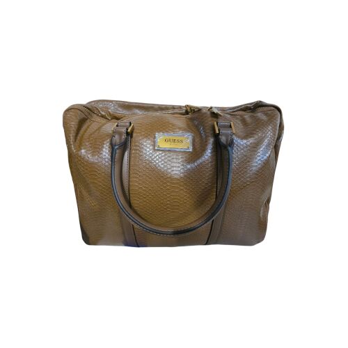 Guess, Guess, Polyurethane, Textile Bag, Laptop Compartiment, Brown, HMEVEN, For Men, 28 x 38 x 10 cm 147063378