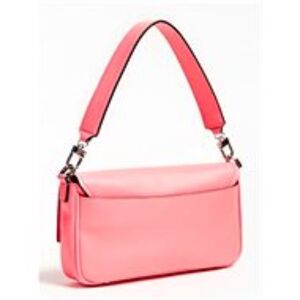 Guess, Brightside, Polyurethane, Textile Bag, 4G Logo, Neon Pink, For Women 147063399 - Bőrönd &Táska