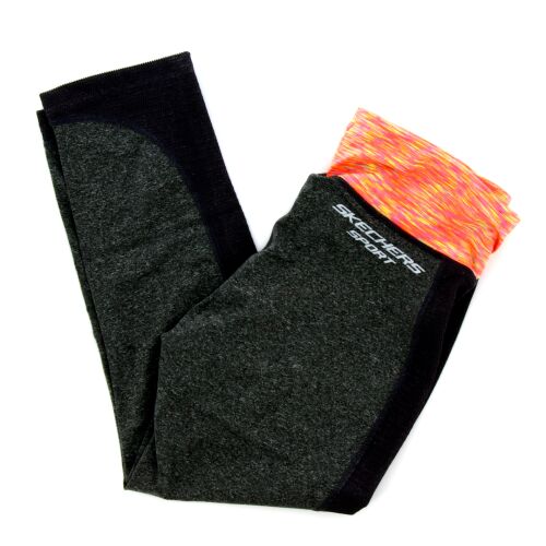 Skechers, Kaylee Deep, Waist Crop, Synthetic Leggings, 10, For Women 147063486