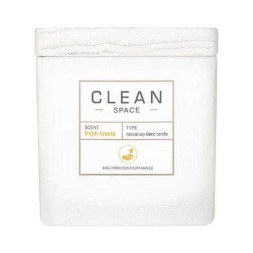 Clean, Space Fresh Linens, Scented Candle, 227 g 147063672