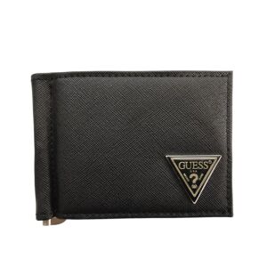 Guess, New Boston, Textile Wallet, SM2513LEA22, Black, For Men 147063685 - Férfi pénztárca