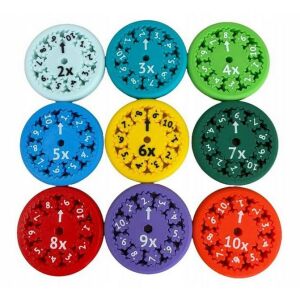 MATEMATIKAI SZORZÓ, OSZTÁS, GYEREKEKNEK 9 DARABOS KÉSZLET