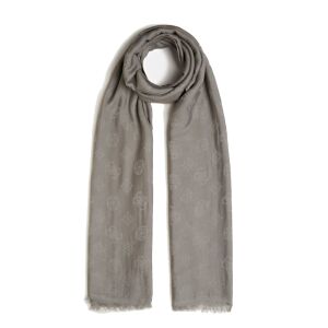 Guess, Ninette Jacquard, Textile Scarf, Gray, 8 x 180, For Women 147063872 - Férfi sál
