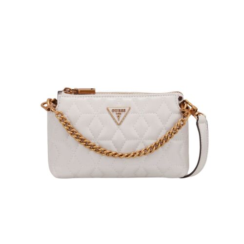 Guess, Elenia, Mini, Textile Crossbody Bag, Stone, QB867772, For Women 147063893