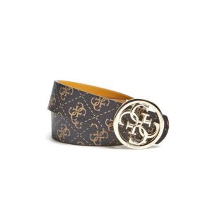 Guess, Jensen Not Ajuster et Rev, Double-Sided Model, Textile Belt, Brown, Mustard Yellow, For Women, Size M 147063948 - Férfi öv