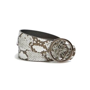 Guess, Kirby Not Adjust & Rev, Double-Sided Model, Textile Belt, Snake Pattern, For Women, Size S 147063954 - Férfi öv