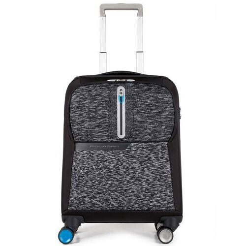 Piquadro, BagMotic, Synthetic Fabric, Textile Bag, Trolley, Black, Unisex, 68 x 45 x 28 cm