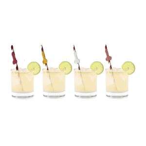 Little Genie - Péniszparti Koktél Szívószálak