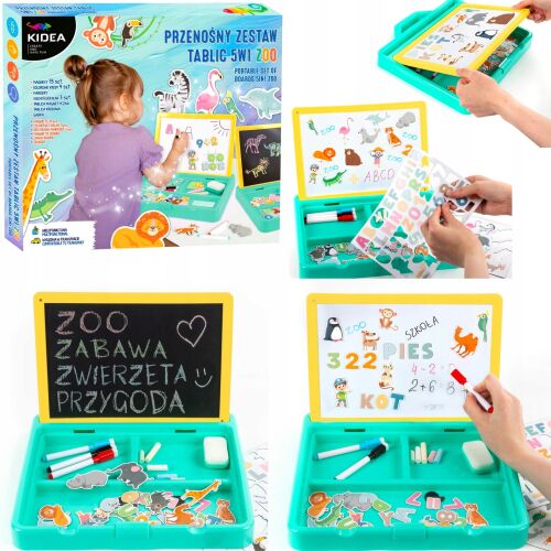 HORDOZHATÓ TÁBLÁZAT SZETT 5-AZ 1-BEN ZOO KIDEA 1078 147064968