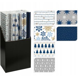 Karácsonyi díszpapír ajándékcsomagoláshoz 200x70 cm 1 db. 147065434 - Csomagolópapír