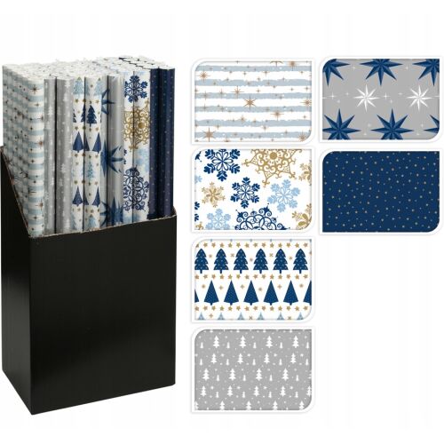 Karácsonyi díszpapír ajándékcsomagoláshoz 200x70 cm 1 db.