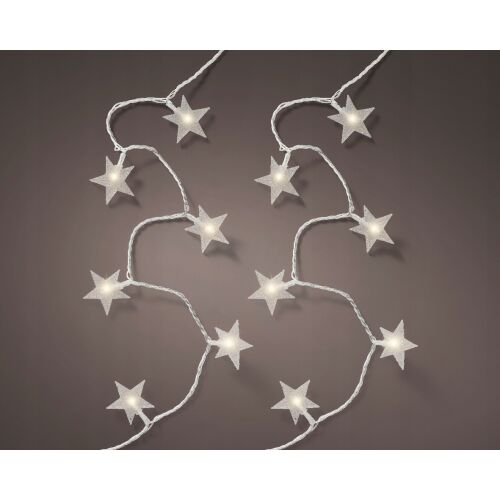 LED karácsonyfa égők karácsonyi csillagokkal 9,9 m 147065497