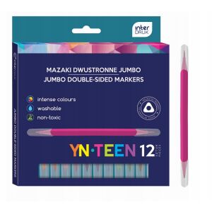 HÁROMSZÖG ALAKÚ, JUMBO FILCTOLL, KÉTOLDALAS, 12 SZÍNNEL, 4740 147065546 - Filctoll