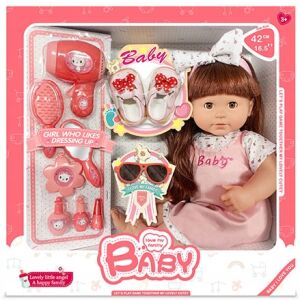 BABA 42CM + KIEGÉSZÍTŐK 10 DARABOS 35X15X35 8944