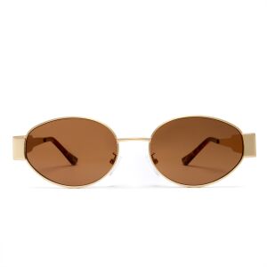 BOP-03 ZLOTY_BL Fém ovális napszemüveg SUNLIT BETLEWSKI 147066730 - Női napszemüveg