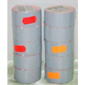 ÁR CÍMKÉ 1 SOROS HULLÁMOS FLUO (5) P 147067192 - Árazószalag