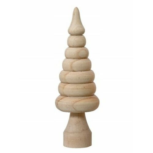 Karácsonyfa alakú fa figura 15cm Minimalista karácsony 147067344