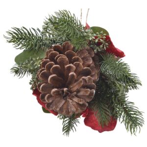 Karácsonyi dekoráció fenyőtobozokkal 25 cm 147067384 - Karácsony