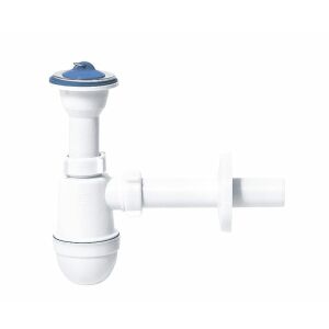 Mosdószifon fém szűrővel 32 mm fehér