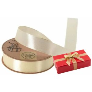 Szatén karácsonyi ajándékszalag 1,5 cm x 3 m 1 darab