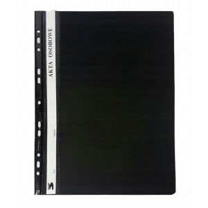 Tres személyes irattartó mappa, PVC, A4, fekete 147067745 - Iratrendezés