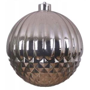 Ezüst díszítésű karácsonyfa gömbdísz 14 cm 147067820 - Szezonális dekoráció