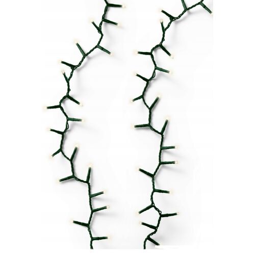 Meleg fehér LED karácsonyfa égők 16 m 147067958