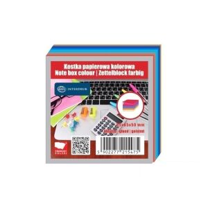 SZÍNES PAPÍRKOCKA 85X85X50 RAGASZTOTT 5475 147068407 - Irodai papíráru