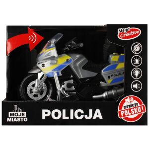 MOTORKERÉKPÁR RENDŐRSÉGI BO 21X15X11 MY CITY 1875