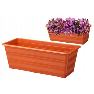 Terrakotta erkélyláda 40 cm Draco 147068583 - Balkonláda