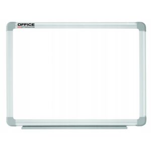 Mágneses, szárazon törölhető tábla, fehér, alumínium kerettel, 120x90 cm