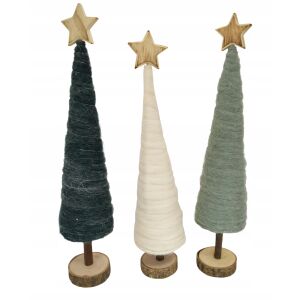 Karácsonyfa díszes asztali figura 43 cm 147068965 - Karácsony