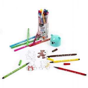 Teddy Bear filchegyek 24 színű KIDEA (24) 2154 147069018 - Filctoll