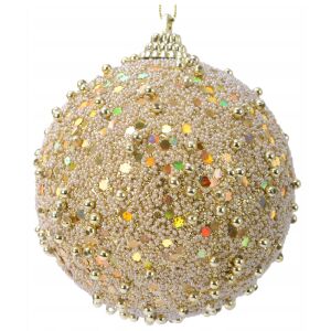 Törhetetlen csillámos karácsonyfa gömbdísz 8 cm 147069458 - Szezonális dekoráció