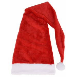 Mikulás sapka 125 cm piros plüss 147069687 - Mikulás jelmez