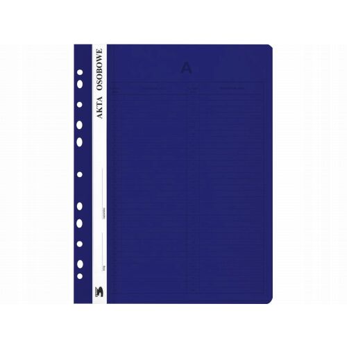 Tres PVC személyes irattartó mappa A4 sötétkék 147069779